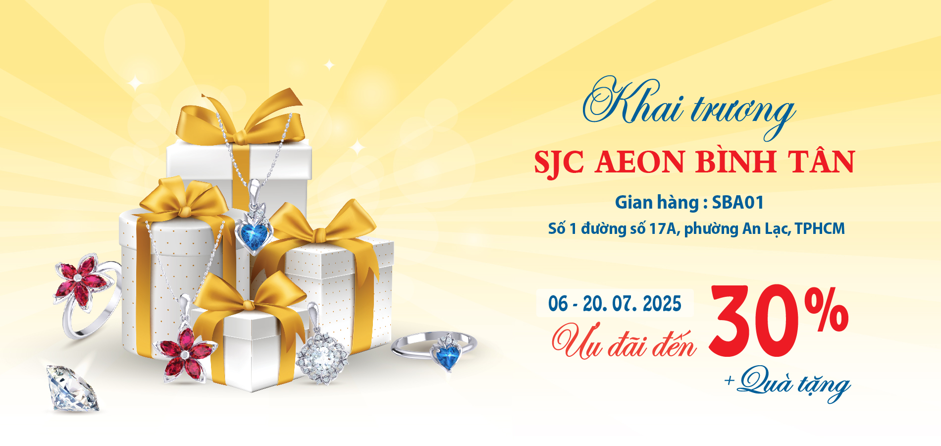 Khai trương SJC Aeon Bình Tân