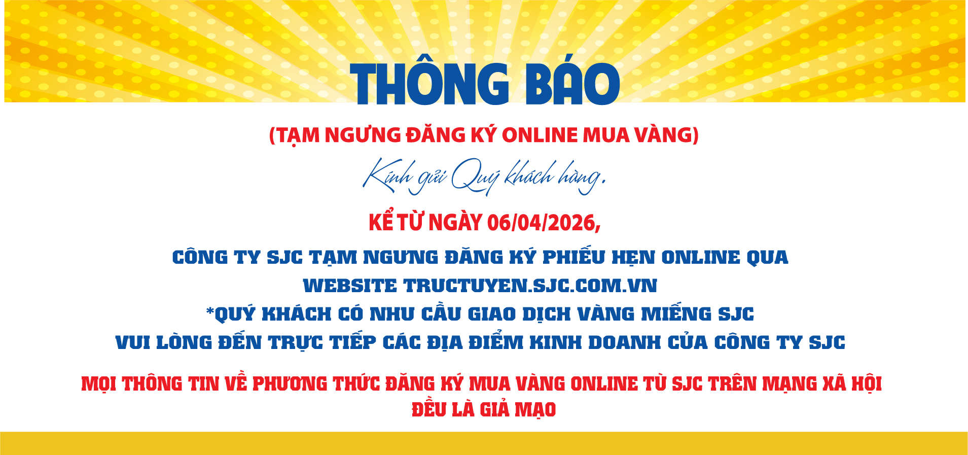 Đăng ký mua vàng