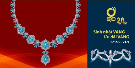 Ưu đãi hấp dẫn nhân dịp kỷ niệm 28 năm ngày thành lập Công ty SJC