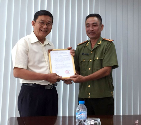 Công ty SJC được công nhận đơn vị đạt tiêu chuẩn “An toàn về an ninh trật tự” năm 2015