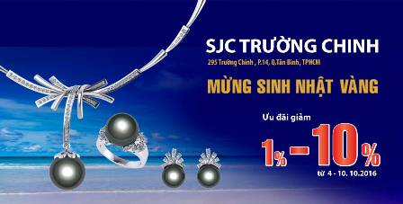 Ưu đãi tại cửa hàng SJC Trường Chinh