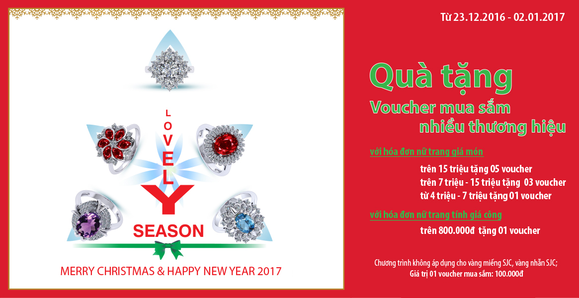 Đón Giáng Sinh và năm mới cùng SJC