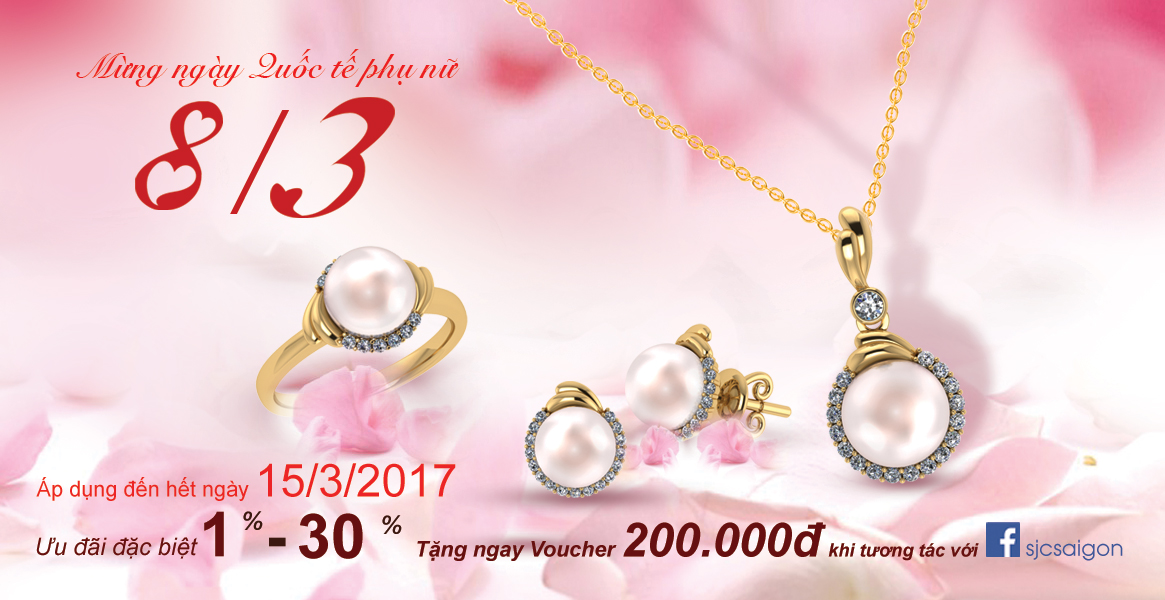 Cùng SJC đem lại món quà ý nghĩa nhân ngày 8 Tháng 3