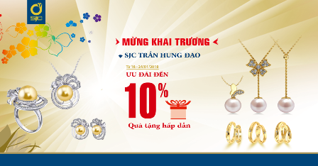 Khai trương cửa hàng nữ trang cao cấp SJC Trần Hưng Đạo