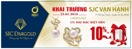Khai trương cửa hàng nữ trang cao cấp SJC Vạn Hạnh