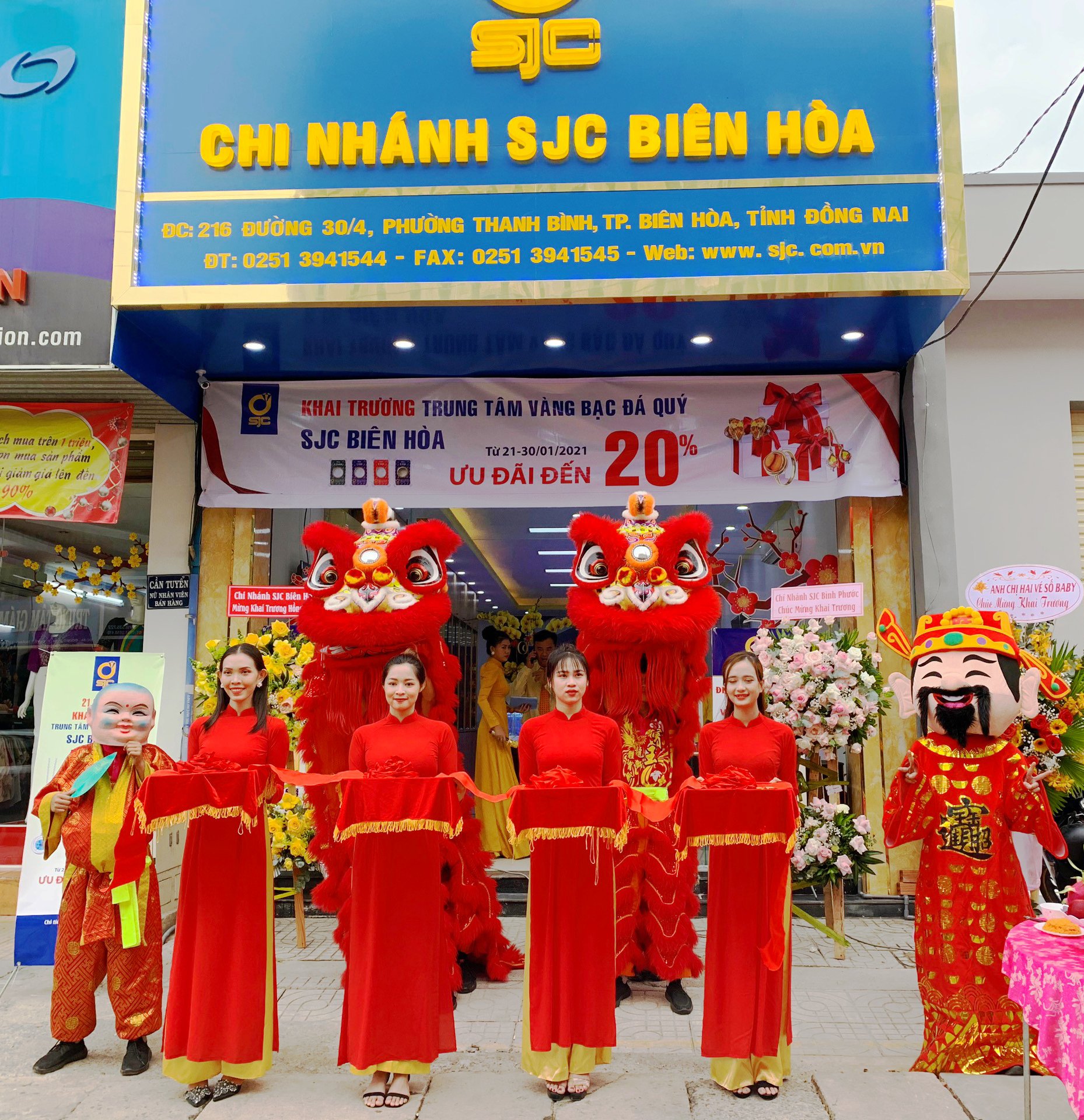 MỪNG KHAI TRƯƠNG CHI NHÁNH SJC BIÊN HÒA