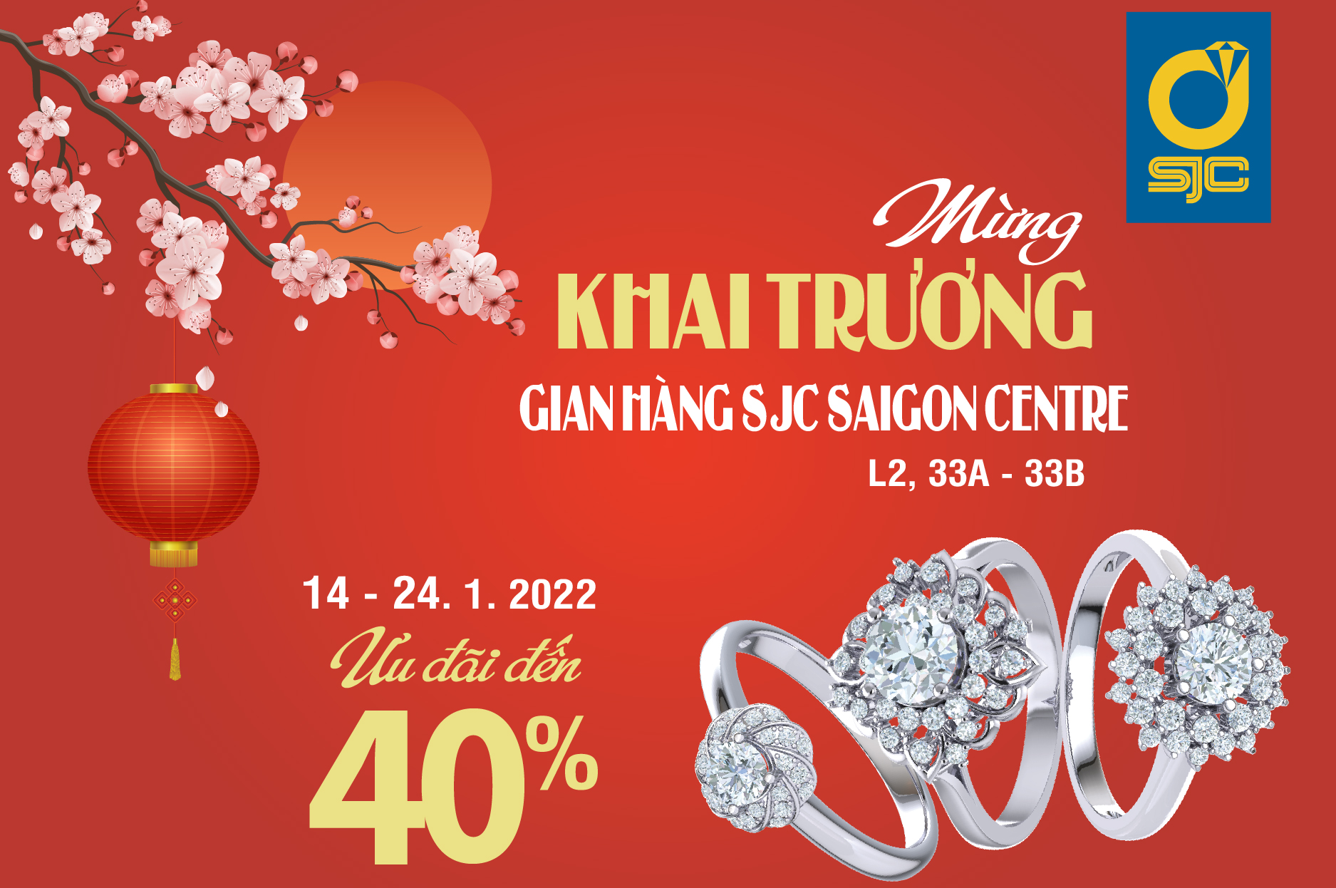 CHƯƠNG TRÌNH KHUYẾN MẠI TẠI CỬA HÀNG SJC SAIGON CENTRE