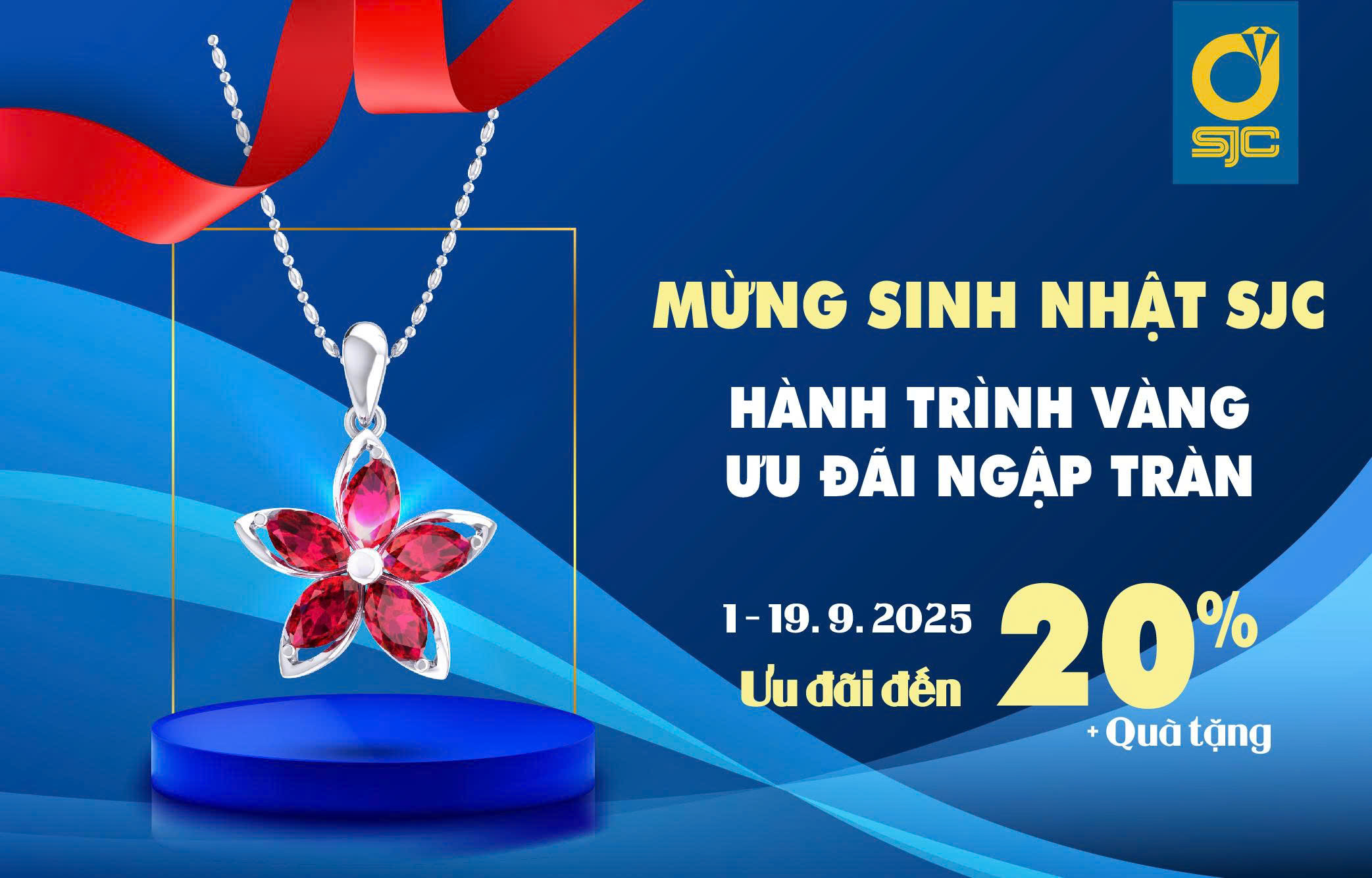 MỪNG SINH NHẬT SJC – HÀNH TRÌNH VÀNG, ƯU ĐÃI NGẬP TRÀN