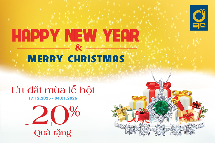 NOEL RỰC RỠ – NĂM MỚI RỘN RÀNG CÙNG ƯU ĐÃI SJC