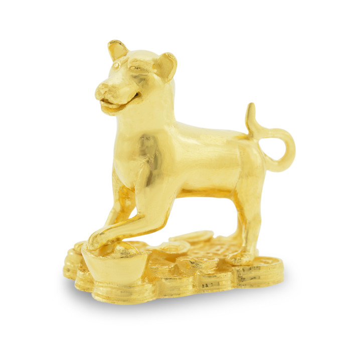 TƯỢNG CHÓ VÀNG 99,99 % 1 LƯỢNG